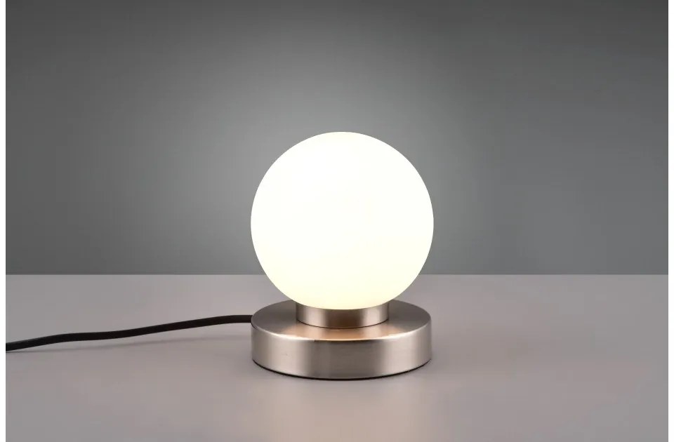 Επιτραπέζιο Φωτιστικό 1xE14 Αφής Prinz II Trio Lighting-R54011001-Νίκελ Ματ R54011001