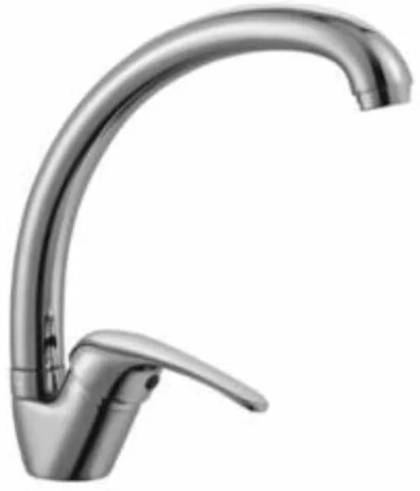 Αναμεικτική Μπαταρία Νιπτήρα Ασημί XJ-D04