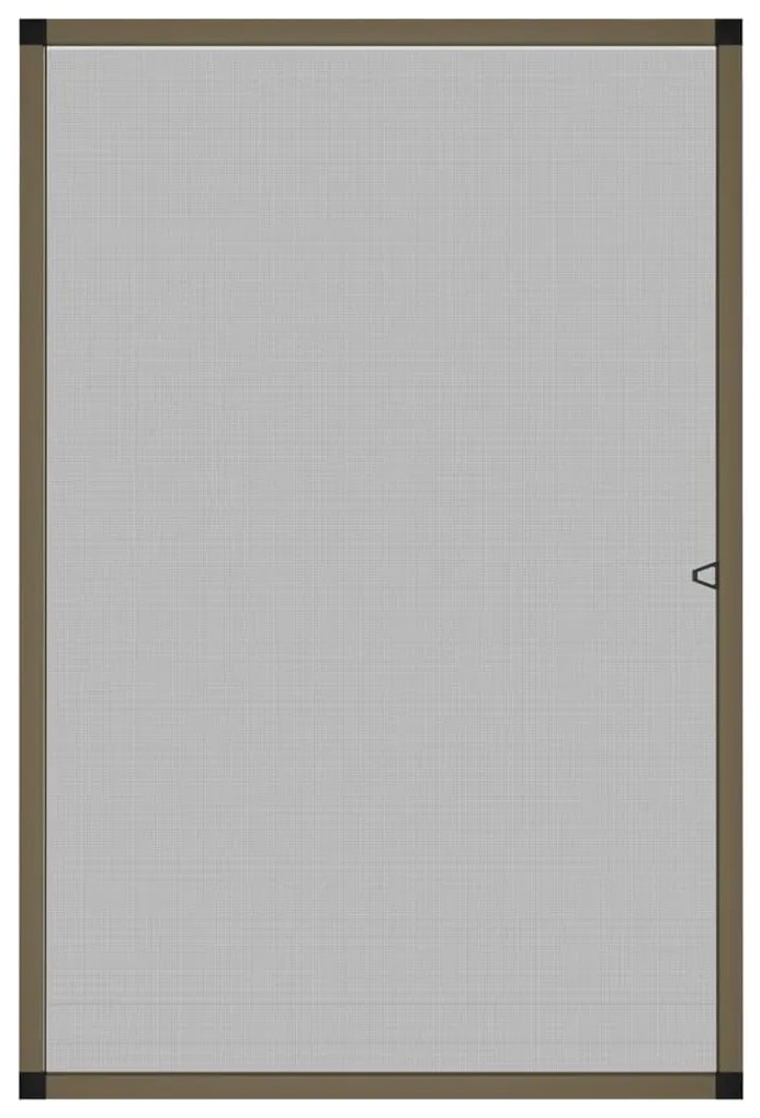 vidaXL Σήτα Εντόμων για Παράθυρα Καφέ 80 x 120 εκ.