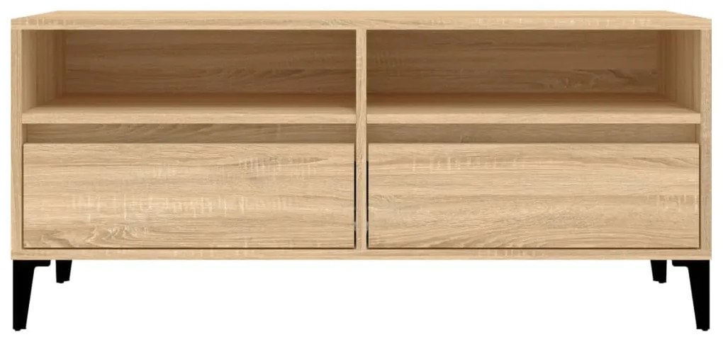 vidaXL Έπιπλο Τηλεόρασης Sonoma Δρυς 100 x 34,5 x 44,5 εκ. Επεξ. Ξύλο