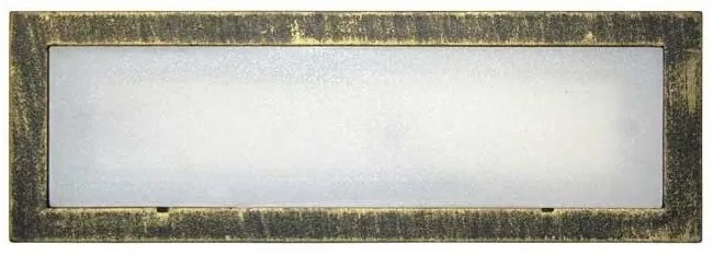 Απλίκα τοίχου LED 9737 1.3W αλουμινίου στεγανή Lumen-3-97377100-Σκουριασμένο 3-97377100