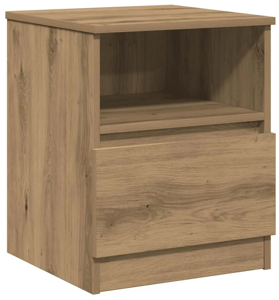 vidaXL Κομοδίνο ντουλάπι Artisan Oak 40x40x50 cm Κατασκευασμένο ξύλο