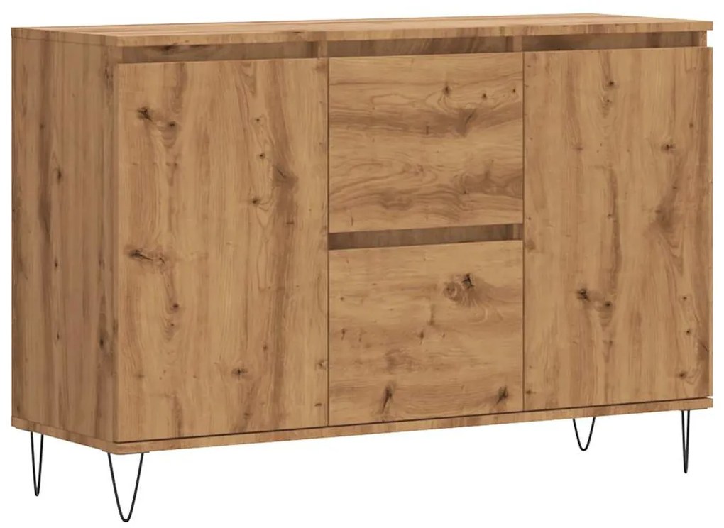 vidaXL Μπουφές Δρυς τεχνίτης 104 x 35 x 70 εκ. από Επεξεργασμένο Ξύλο