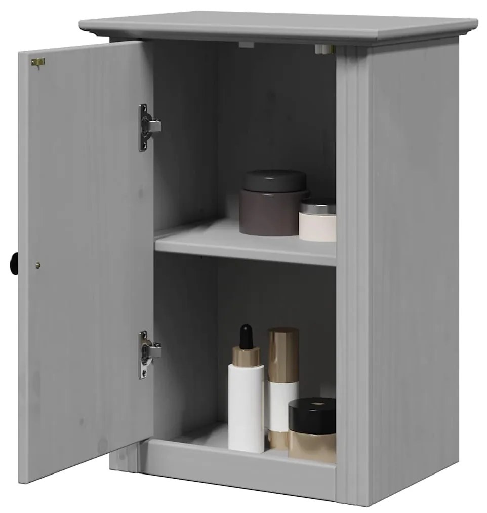 Ντουλάπι τοίχου μπάνιου BODO Γκρι 44x30x60 cm