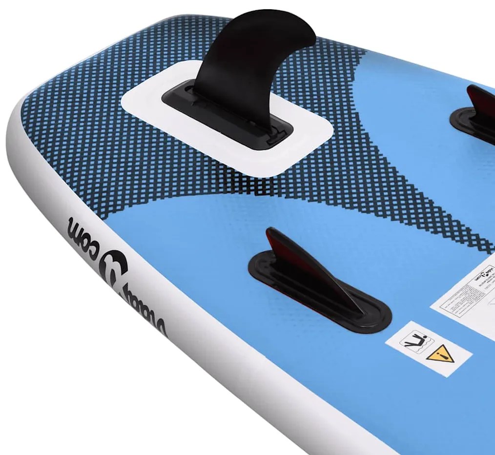 vidaXL Σανίδα SUP Φουσκωτή Σετ Θαλασσί 330 x 76 x 10 εκ.