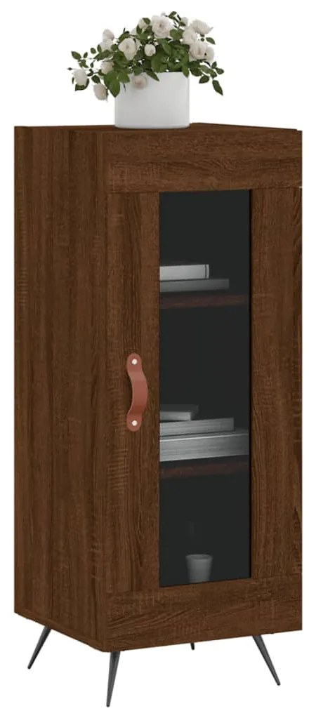 vidaXL Ντουλάπι Καφέ Δρυς 34,5 x 34 x 90 εκ. Επεξεργασμένο Ξύλο