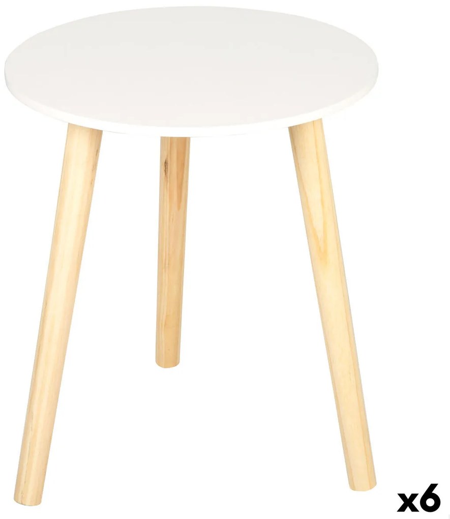 Βοηθητικό Τραπέζι Max Home Λευκό 35 x 40 x 35 cm (x6)