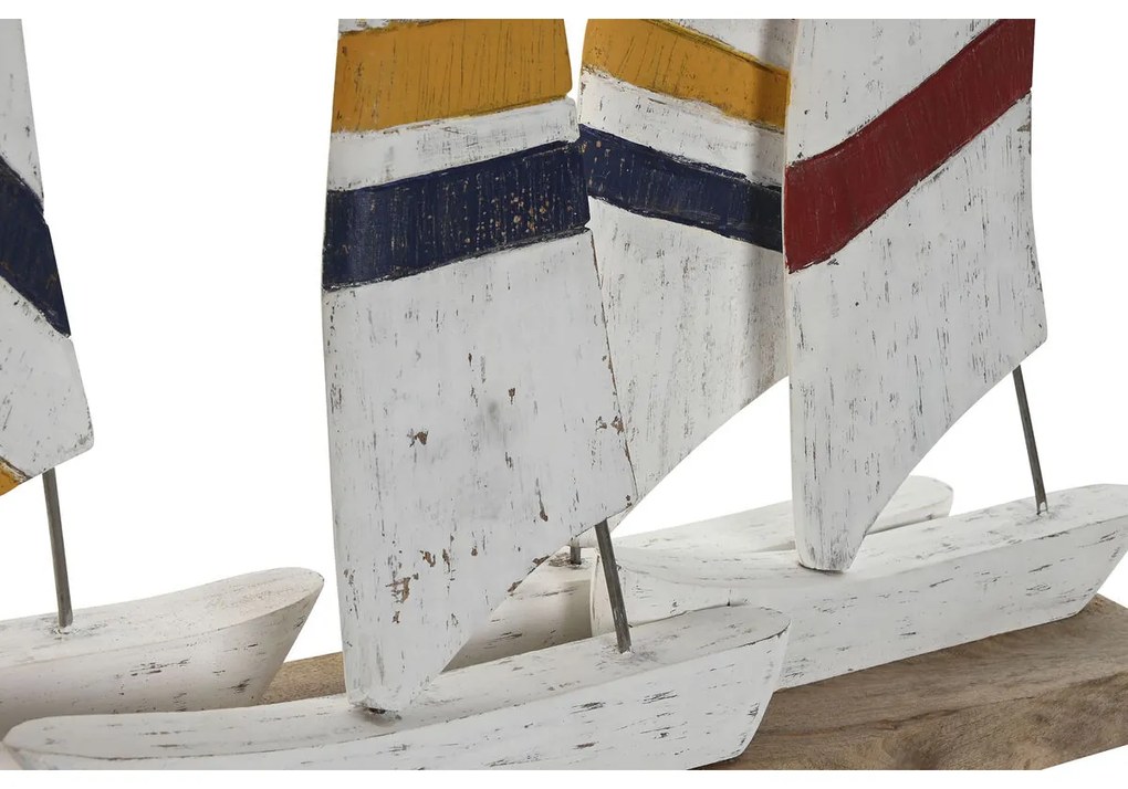 Διακοσμητική Φιγούρα Home ESPRIT Λευκό Ναυτικό Μπλε 67,5 x 13,5 x 46 cm