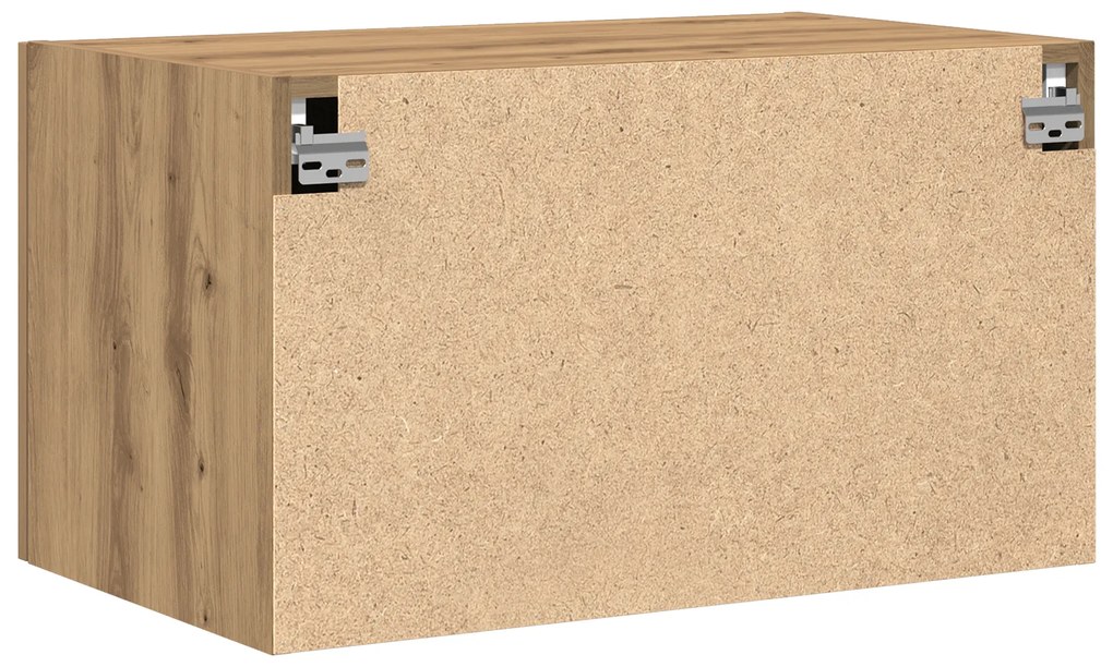 vidaXL Ντουλάπι τοίχου από δρυς 70x42,5x40 εκ. Επεξεργασμένο ξύλο