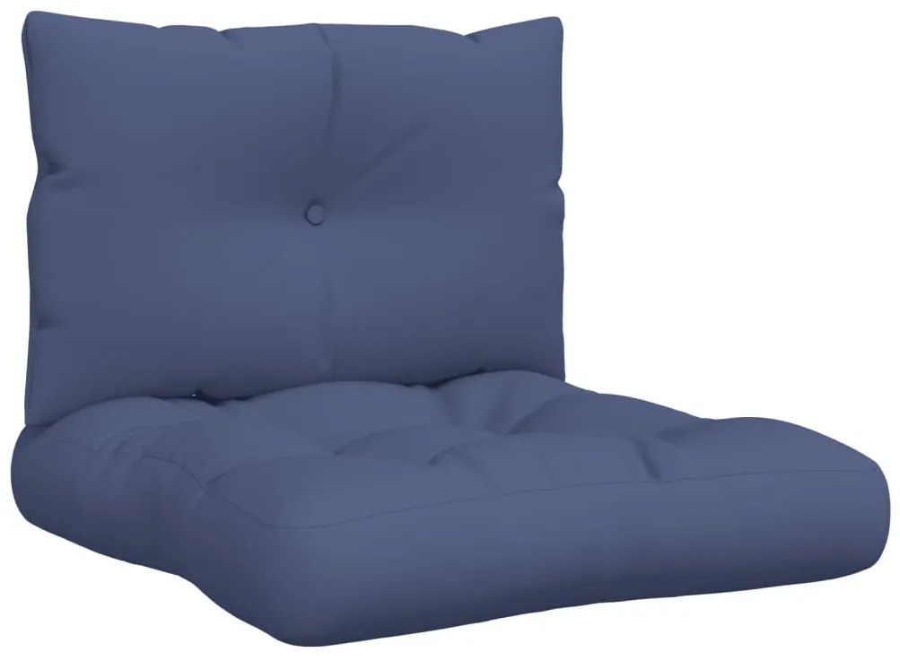 vidaXL Μαξιλάρι Παλέτας Ναυτικό Μπλε 60 x 38 x 13 εκ. Υφασμάτινο