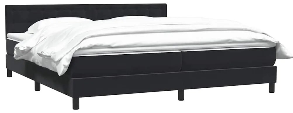 ΚΡΕΒΑΤΙ BOXSPRING ΜΕ ΣΤΡΩΜΑ ΜΑΥΡΟ 180X210 ΕΚ. ΒΕΛΟΥΔΙΝΟ 3316607