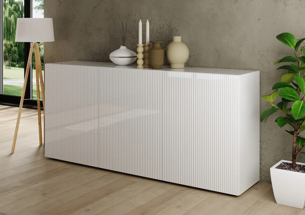Έπιπλο Τηλεόρασης Ανθρακί Οξειδωμένο 121x43x57