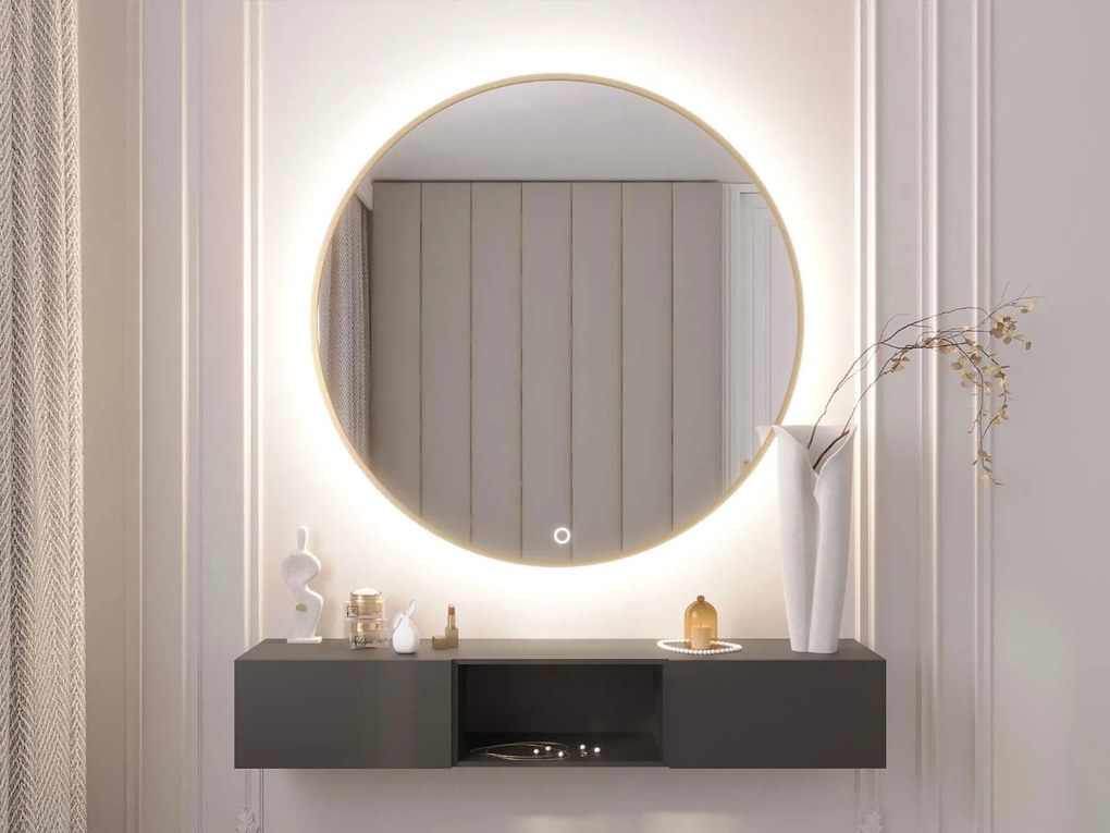 Καθρέφτης Bine A LED-Διάμετρος: 60 εκ.