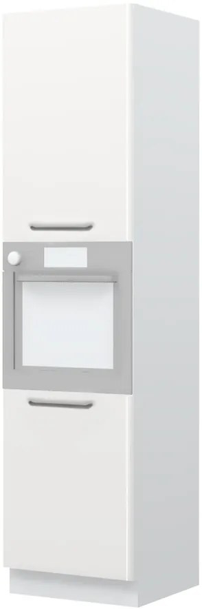 Επιδαπέδιο ντουλάπι φούρνου ψηλό Modena K23-60-2KR-Λευκό - Λευκό γυαλιστερό - 60.00Χ60.00Χ235.00cm