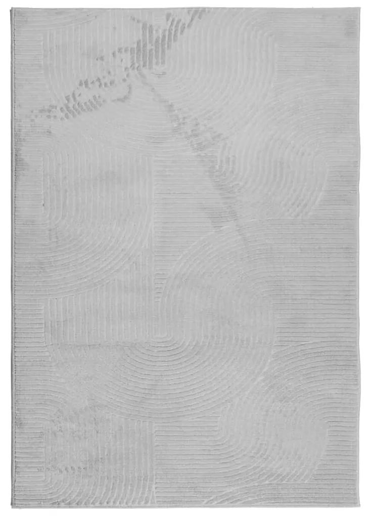 vidaXL Χαλί IZA με Κοντό Πέλος Σκανδιναβική Εμφάνιση Γκρι 120x170 εκ.