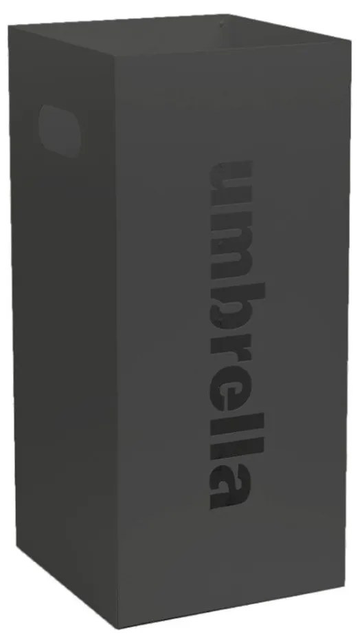 Ομπρελοθήκη Τετράγωνη 24-113 22x22x50cm Matte Anthracite Pam&amp;Co Stainless Steel