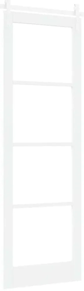 vidaXL Συρόμενη Πόρτα ORKDAL Λευκό 78 x 232 cm Μασίφ ξύλο πεύκου