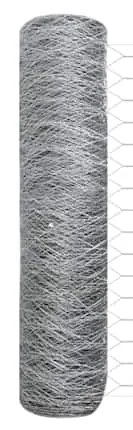 vidaXL Στύλος Περιφράξεων Ασημί 50 x 1 μ (50 χλστ πλέγμα) Ατσάλι