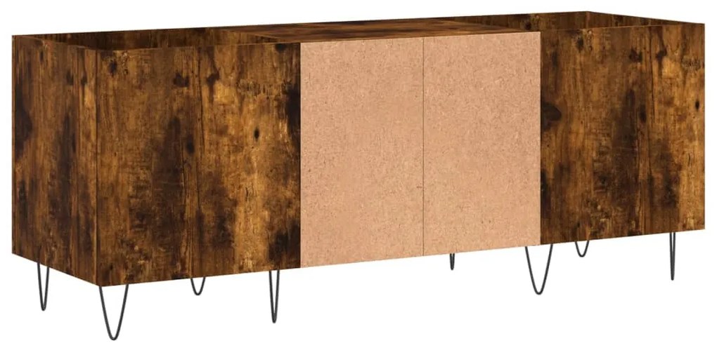 vidaXL Δισκοθήκη Καπνιστή Δρυς 121x38x48 εκ. από Επεξεργασμένο Ξύλο