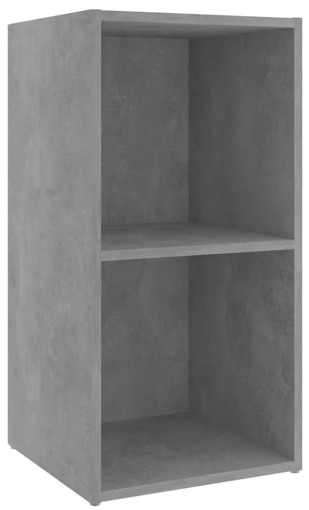 vidaXL Έπιπλα Τηλεόρασης 2 τεμ. Γκρι Σκυρ. 72x35x36,5 εκ. Επεξ. Ξύλο