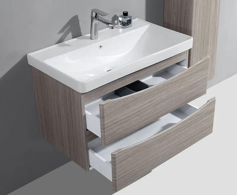 GL SALOON ΠΑΓΚΟΣ MDF ΣΧΕΤΟΣ 80*45 GRAPHITE 84-8104