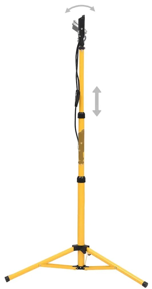 vidaXL Προβολέας LED με Τρίποδο Ψυχρό Λευκό 2 x 30 W