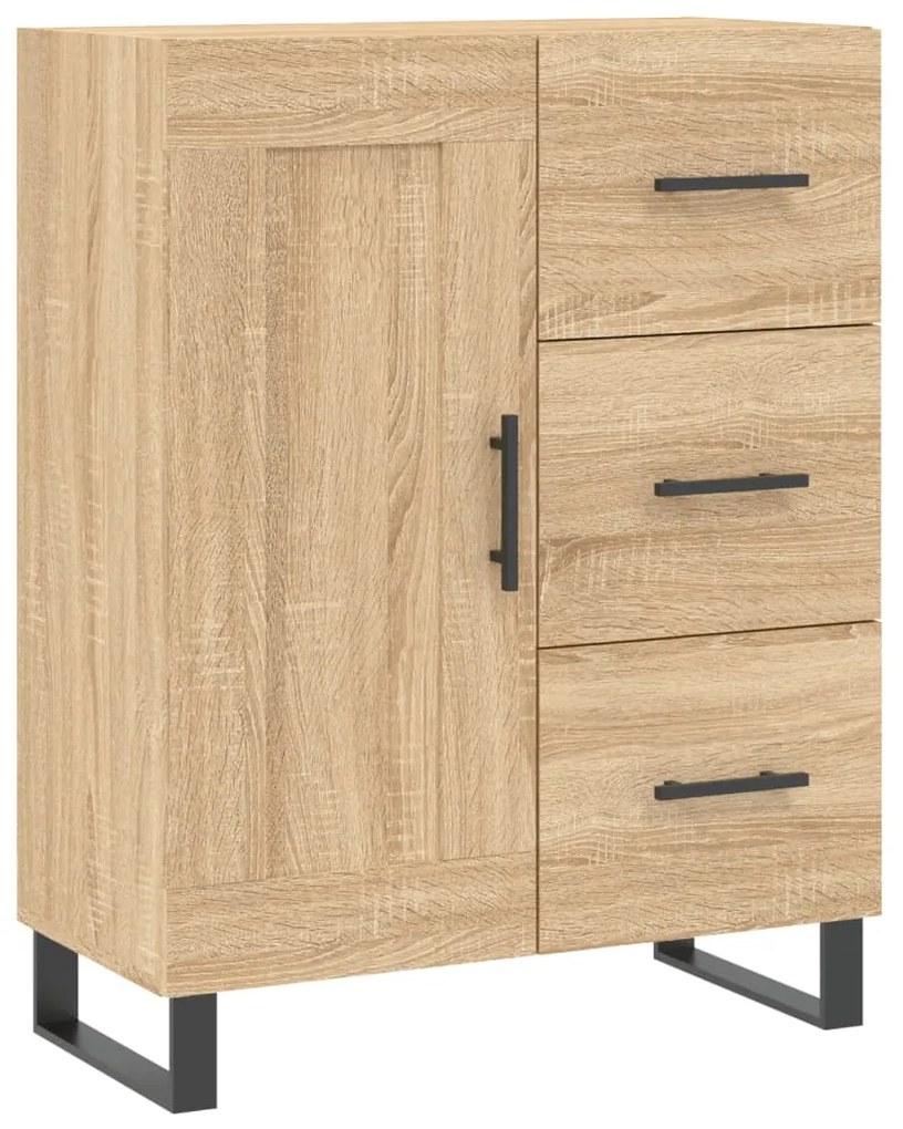 vidaXL Ντουλάπι Sonoma Δρυς 69,5 x 34 x 90 εκ. από Επεξεργασμένο Ξύλο