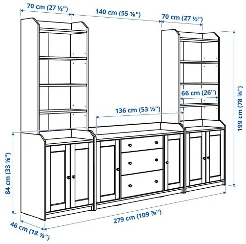 HAUGA σύνθεση αποθήκευσης 093.884.45