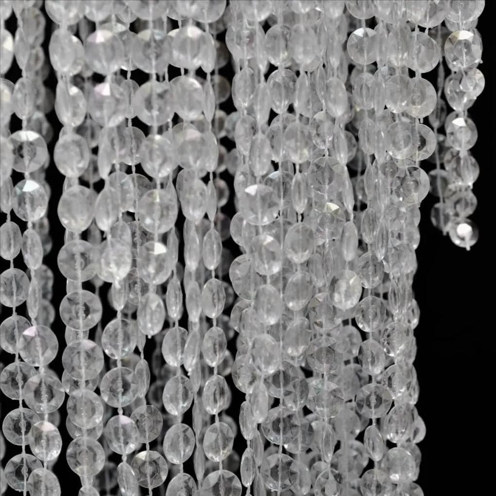vidaXL Πολυέλαιος με Κρύσταλλα 26 x 70 cm