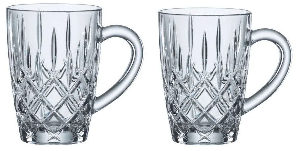 Κούπες Noblesse Barista (Σετ 2Τμχ) 104907 347ml Clear Nachtmann Crystal