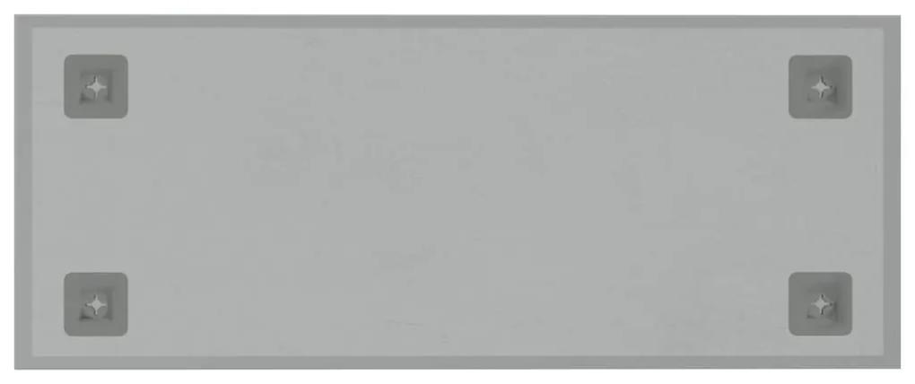 vidaXL Πίνακας Επιτοίχιος Μαγνητικός Λευκός 50 x 20 εκ. Ψημένο Γυαλί
