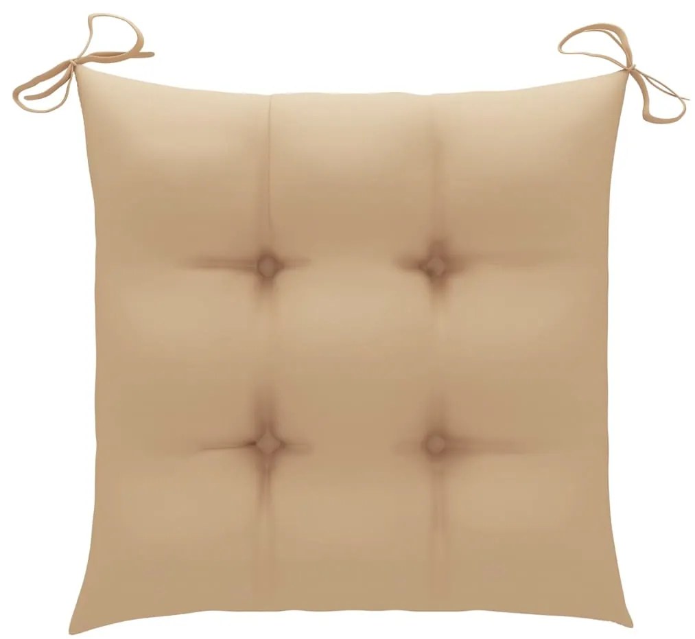 vidaXL Καρέκλες Κήπου 8 τεμ. από Μασίφ Ξύλο Ακακίας με Μαξιλάρια