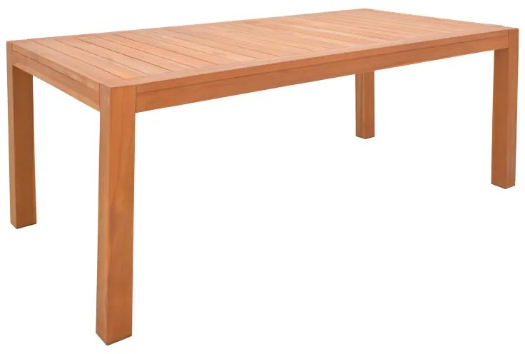 Τραπέζι Vocaly  teak ξύλο σε φυσική απόχρωση 200x100x75εκ