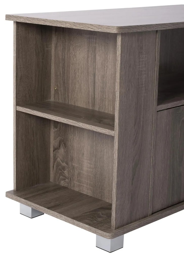 Έπιπλο Τηλεόρασης EMELIA Καρυδί 80x40x57.5Υεκ. 80x40x57.5 εκ.