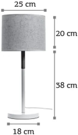 Επιτραπέζιο φωτιστικό InLight 3453-Λευκό