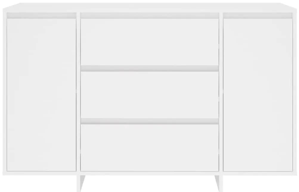 vidaXL Συρταριέρα με 3 Συρτάρια Λευκή 120 x 41 x 75 εκ από Μοριοσανίδα