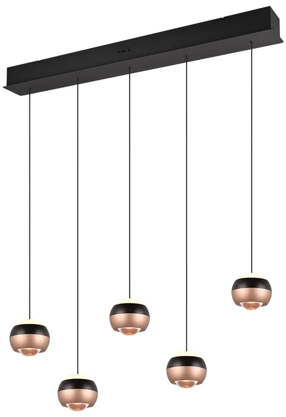 Φωτιστικό Κρεμαστό Trio Lighting ORBIT 344410532 Μαύρο Ματ (Black Mat) 2300+3000+4000K