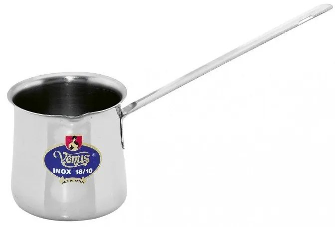 Venus 31905 Inox 18/10 Μπρίκι Υγραερίου Με Μεταλλικό Χέρι Νο5