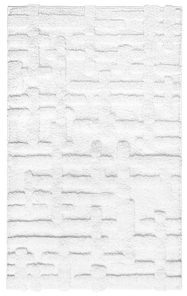 Πατάκι Μπάνιου Gaufre White 20003 - 50X80