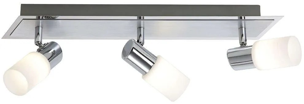 Φωτιστικό Οροφής - Σποτ Clapton 821410305 Chrome Trio Lighting Αλουμίνιο,Γυαλί