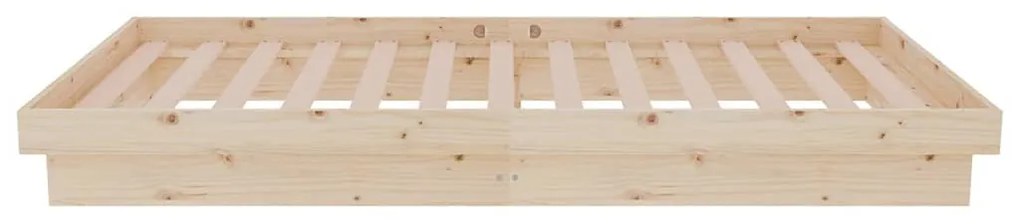 vidaXL Πλαίσιο Κρεβατιού 90 x 190 εκ. από Μασίφ Ξύλο 3FT Single