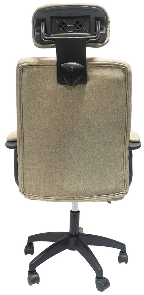 ΚΑΡΕΚΛΑ ΓΡΑΦΕΙΟΥ NIMBLE HM1199.13 ΜΠΕΖ ΥΦΑΣΜΑ-ΜΑΥΡΟΣ ΣΚΕΛΕΤΟΣ&ΒΑΣΗ 59x64x122Υεκ