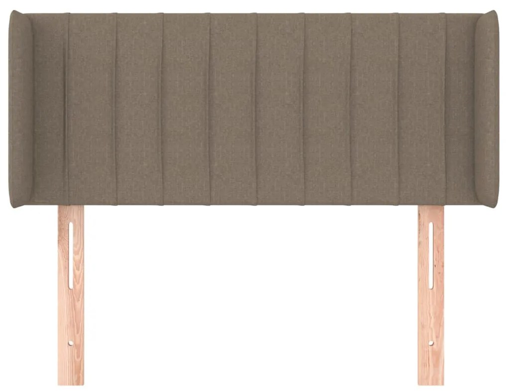vidaXL Κεφαλάρι με Πτερύγια Taupe 93x16x78/88 εκ. Υφασμάτινο