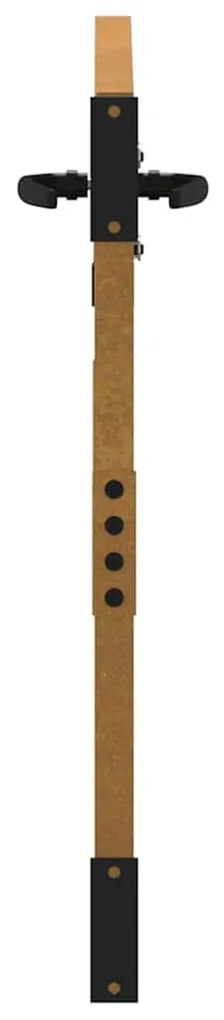 vidaXL Πόρτα Κήπου Τετράγωνη 85x100 εκ. από Ατσάλι Corten