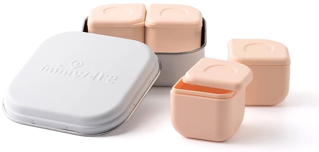 Φαγητοδοχεία (Σετ 3τμχ) Miniware Des 14 Καραμέλα