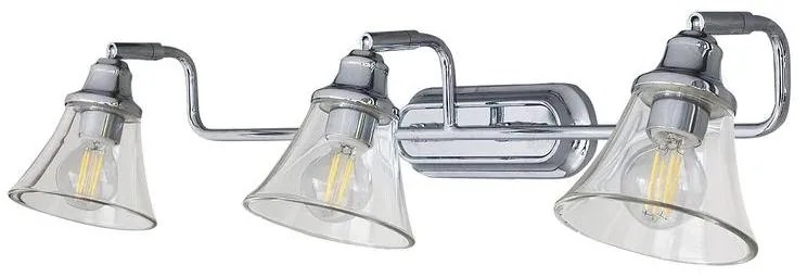 Rabalux Σποτ Τριπλό 3xE14 Antoine 65x14x18cm IP44 Χρώμιο 3209