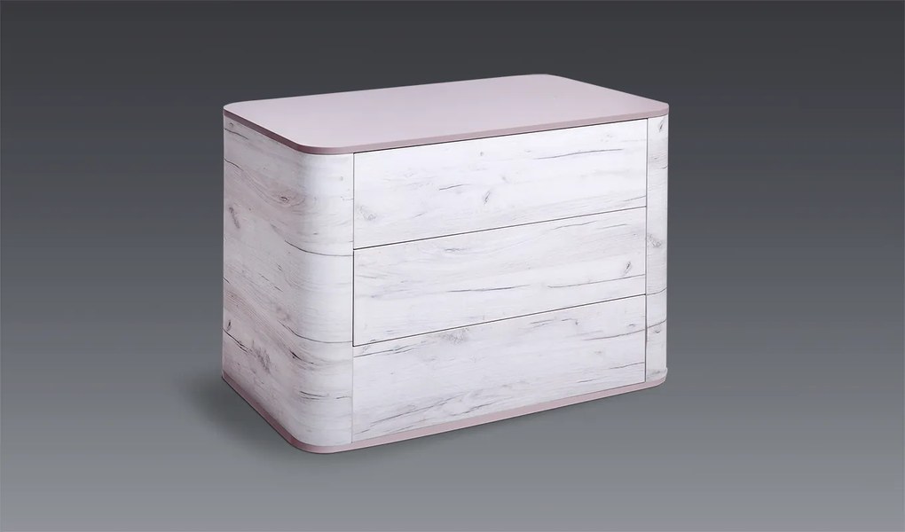 Τουαλέτα 3 συρτάρια AURA 100x60x80 DIOMMI 45-726