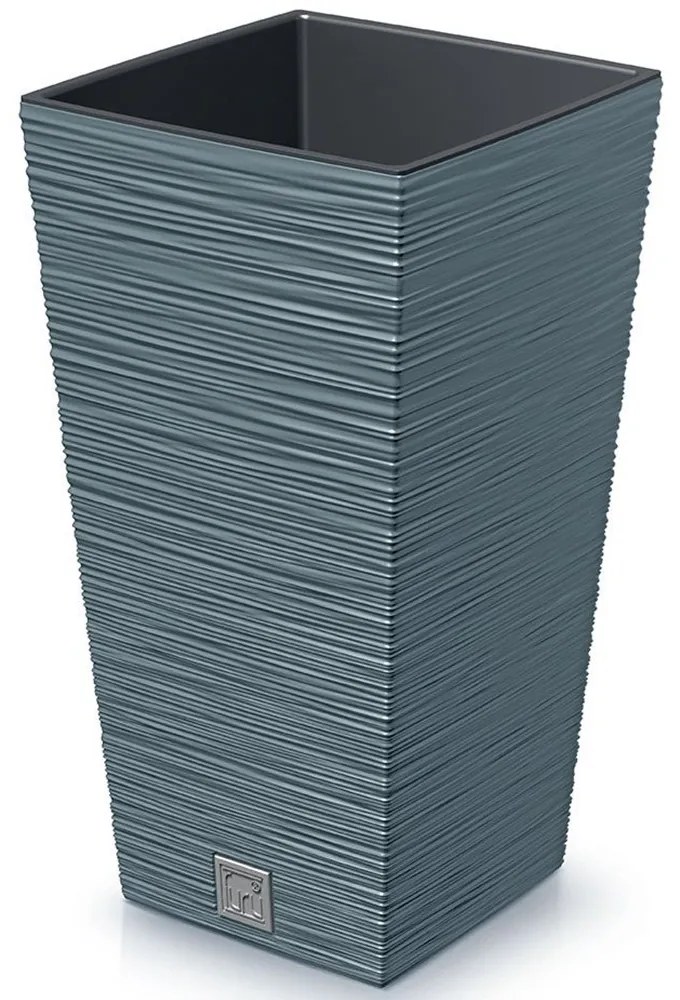 Κασπώ Furu Square 457611 24x24x45cm Blue-Black Πλαστικό