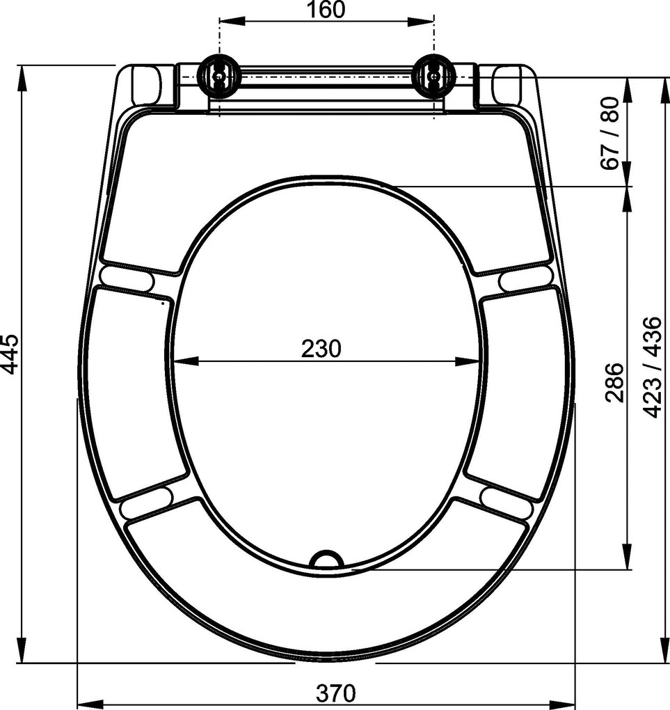 Κάλλυμα WC Duroplast Alca Plast Simple