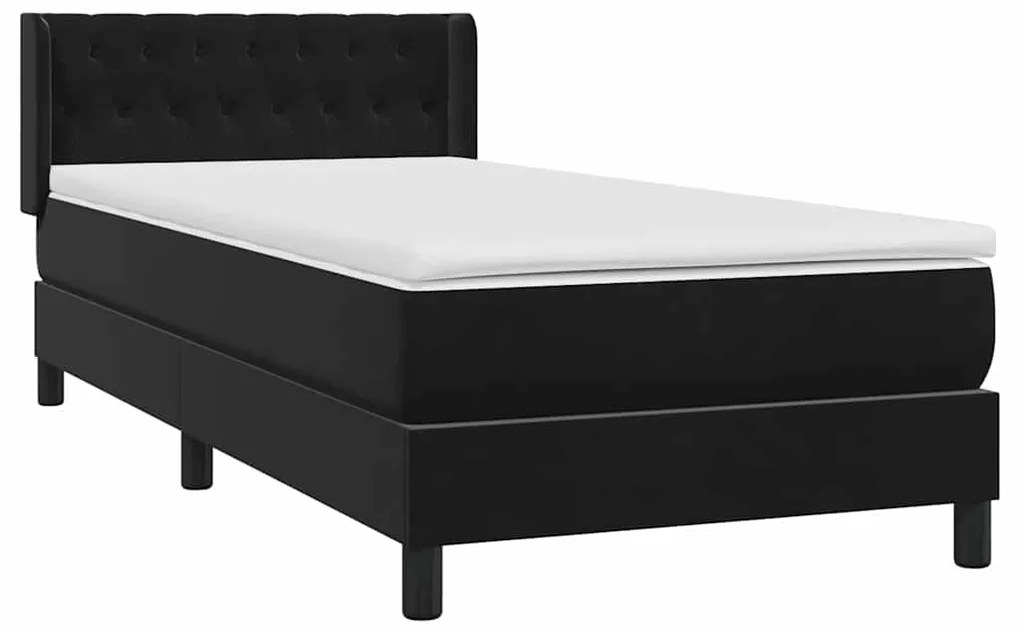 ΚΡΕΒΑΤΙ BOXSPRING ΜΕ ΣΤΡΩΜΑ ΜΑΥΡΟ 90X210 ΕΚ. ΒΕΛΟΥΔΙΝΟ 3318353